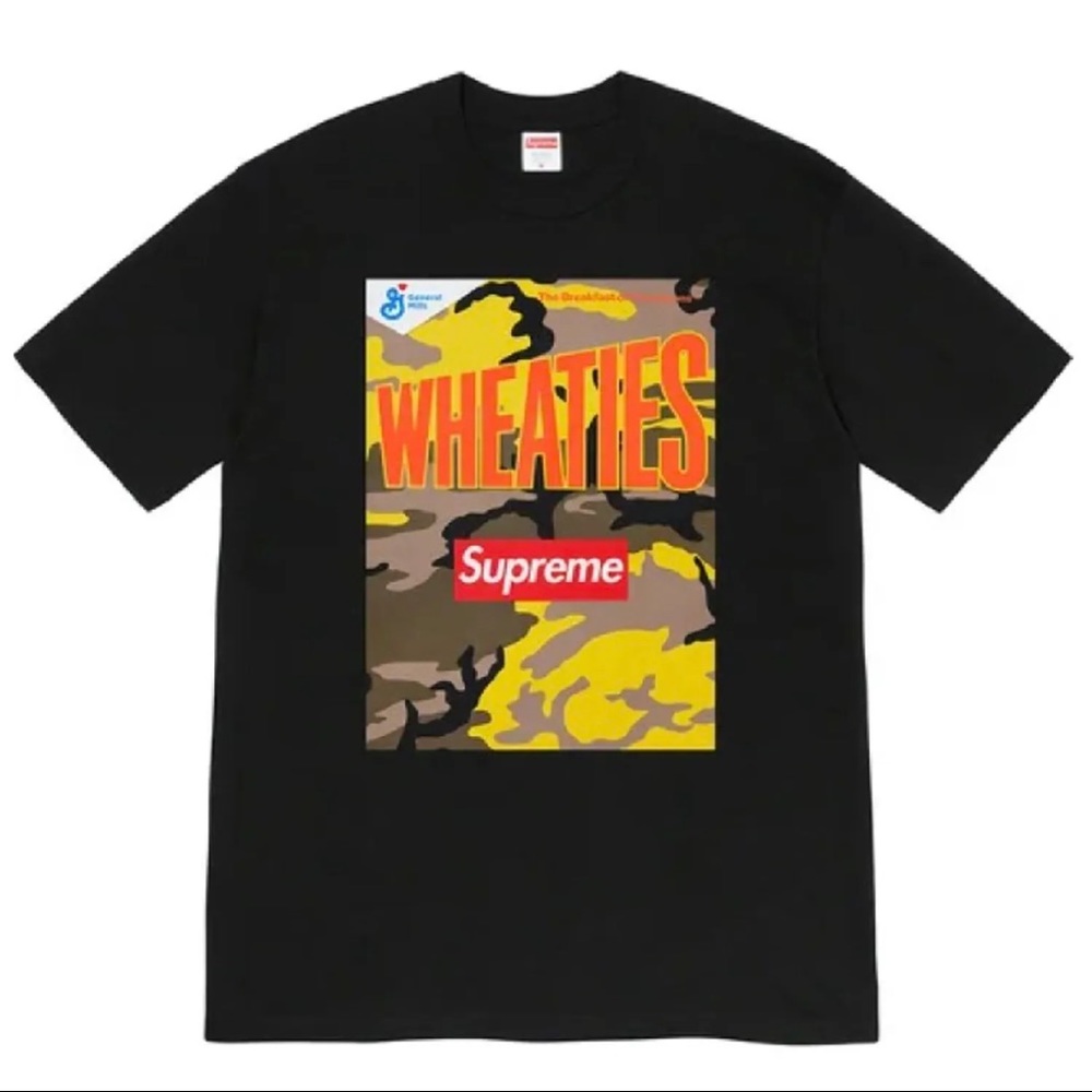 Supreme Wheaties Tee Black M